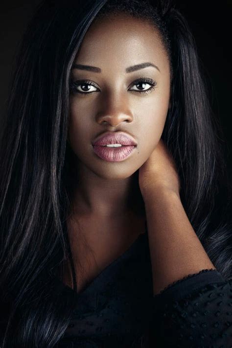 Beautiful Dark Skinned Women Beautiful Black Women Beautiful Eyes Gorgeous Pretty Black