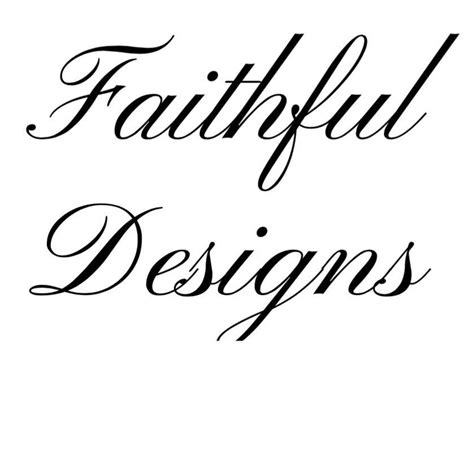 Faithful Designs