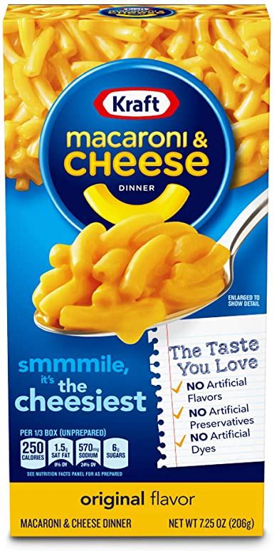 So, i decided to make my own kraft macaroni & cheese! Kraft, Macaroni and Cheese - Original Flavour, No ...