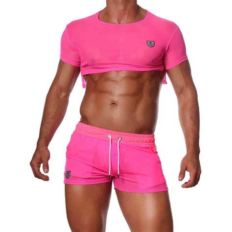 Crop Top Neon Pink Tof