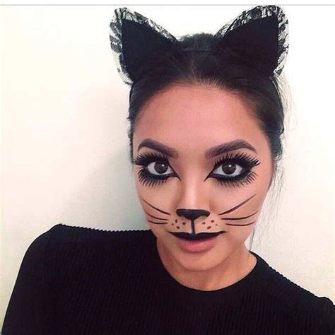 11 Black Cat Makeup Ideas For Halloween At Cat Halloween Makeup