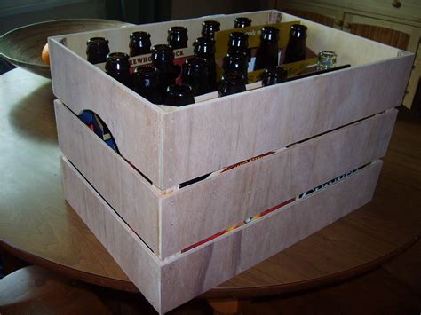 Wooden Beer Box I Wanted To Make A Template For Building M Flickr