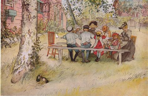 Breakfast Under The Big Birch Carl Larsson