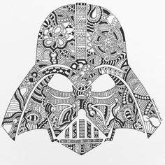 Step into the world of star wars and discover the interesting facts. Stormtroopers helmet zentangle by sushann | Paintings ...