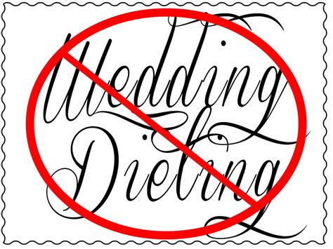 Wedding Advice Why I’m Not Dieting For My Wedding Capitol Romance ~ Practical And Local Dc Area