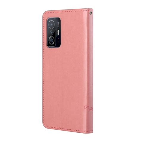 Preklopna Maska Butterfly And Flower Pink Za Xiaomi T T Pro