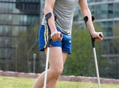 Crutch Exercise Stock Photos Pictures And Royalty Free Images Istock