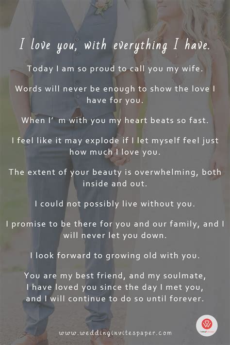 Wedding Vows That Make You Cry Wedding Vows Quotes Romantic Wedding