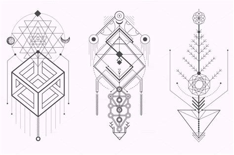 Sacred Geometry Magic Totem Vol2 Sacred Geometry Tattoo Geometric