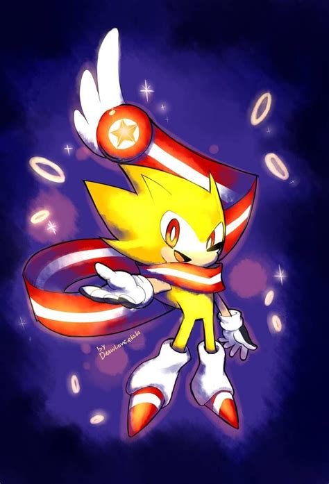 Super Sonic Triplets By Drawloverlala On Deviantart Sonic Sonic Fan