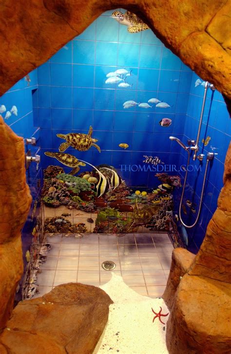 Bath And Shower Tile Murals Tropical Fish Thomas Deir Honolulu HI
