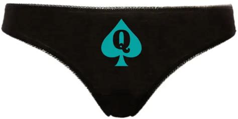 Queen Of Spades Hotwife Bbc Cuckold Sexy Qos Thong Panties Underwear