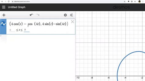 Graphing Parametric And Polar Equations In Desmos Youtube