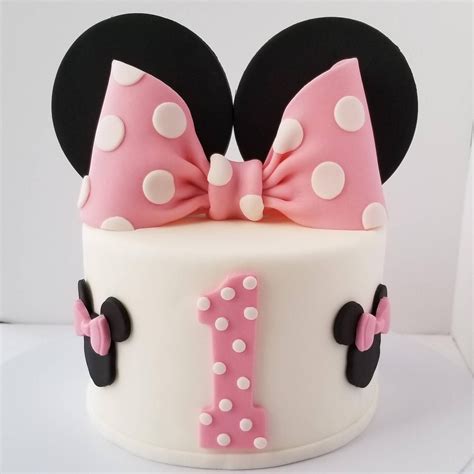 Edible Fondant Bow And Ears Cake Topper Red Etsy Minnie Mouse