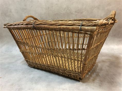 Antique Wicker Basket For Sale At Pamono