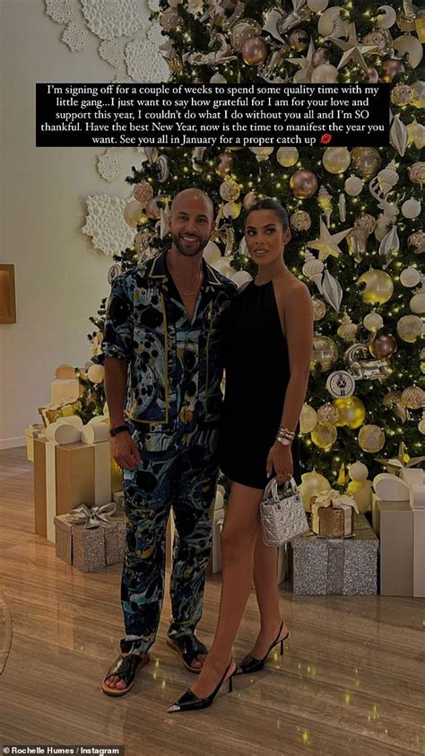 Rochelle Humes Flashes Her Legs In A Black Minidress As She Cosies Up To Snazzy Husband Marvin