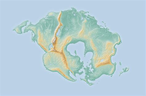 Map Of Supercontinent Pangaea Proxima In 250 Million Years Natgeo