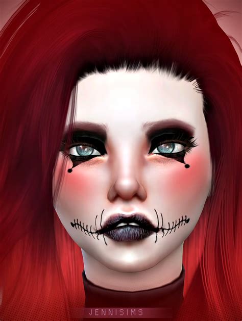 Jennisims On Twitter Sims4 Jennisims Downloads Sims 4makeup Horror Vrogue