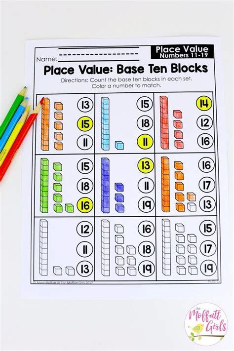 Tens And Ones Worksheets Place Value Worksheets Math Place Value