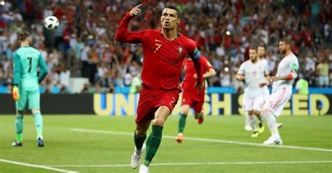 Cristiano Ronaldo Is The Goat Who Scored 3 Goals Against Spain