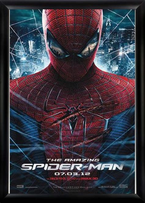 The Amazing Spider man - Signed Movie Poster Framed | Amazing spider, Amazing spiderman, Amazing 
