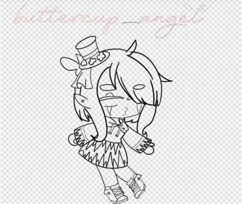 Can Make Line Art Of Your Gacha Club Or Gacha Life Oc By Buttercup