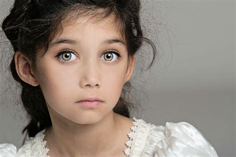 Cute Little Girl With Hazel Eyes Rp Character Black Hair Green Eyes