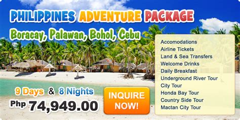 Travel Packages Wow Philippines Travel Agency