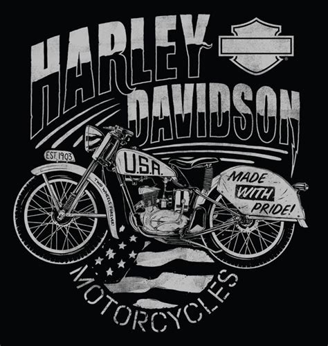 Harley Davidson Illustrations Плакат Пинап рисунки и Пинап