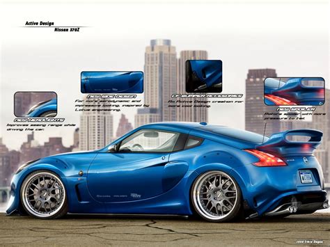 Modified Nissan 370z Image Rendering By Active Design