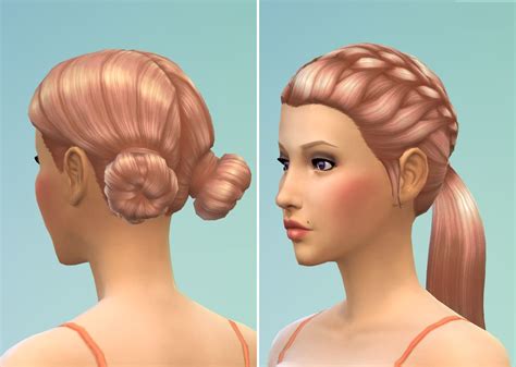 Mod The Sims Strawberry Blonde New Non Default Hair Colour