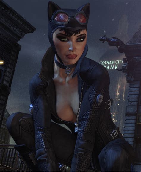 Batman Arkham City Catwoman Cleavage2