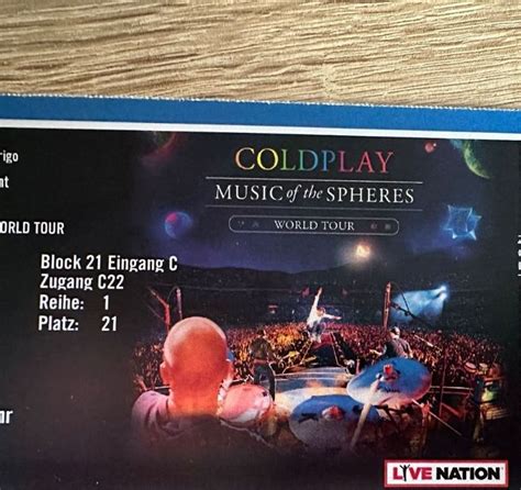 2x Coldplay Tickets Ab Chf 480 Sitzplätze Für Den 0107 Kaufen