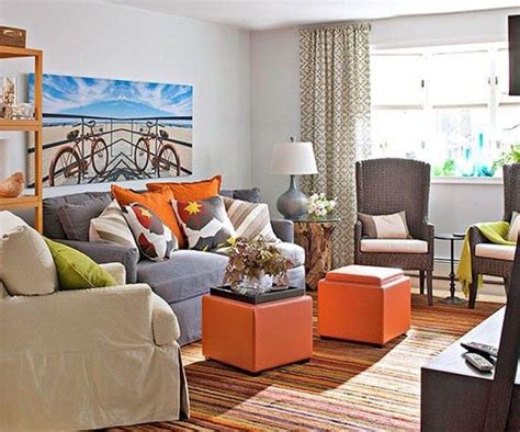 20 Stylish Orange And Grey Living Room Décor Ideas Trendhmdcr