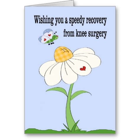 Business concept about protect your knees with inscription on the piece of paper. knee SURGERY GET WELL CARD - | Get well cards, Get well, Cards