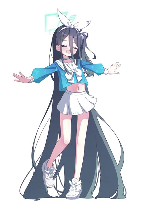 Safebooru 1girl 525 Woiwo Absurdly Long Hair Absurdres Aris Blue Archive Arona Blue Archive