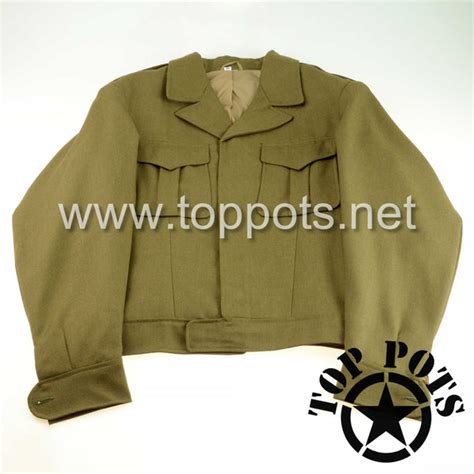 Wwii Us Army Reproduction Wool Enlisted Uniform Field Coat Ike Jacke