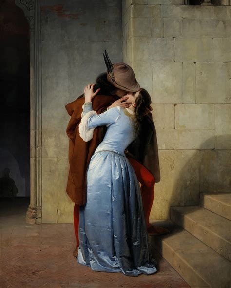 The Kiss Francesco Hayez 1859 Rarthistory