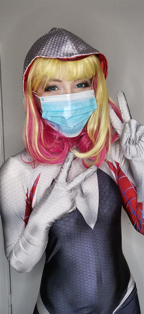 Spider Gwen Cosplay Cosplay Girls Oc Universe Mask Funny Pins