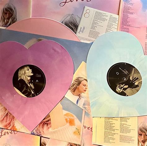 Taylor Swift Lover Live From Paris Vinyl Heart Shaped Vinyl