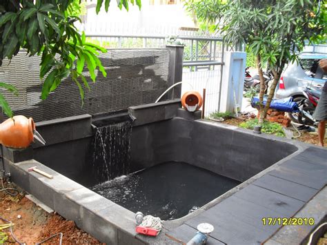 Harga kolam hias air mancur atau air terjun sangat bervariasi harganya. TUKANG KOLAM IKAN KOI & KOLAM AIR TERJUN MINIMALIS ...