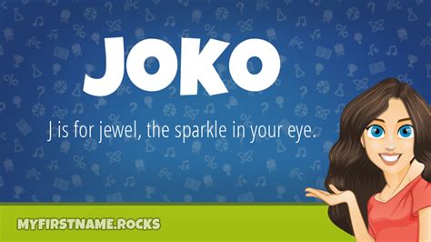 joko first name personality and popularity