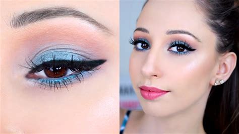 Light Blue Makeup Tutorial Essence Gday Sydney Eyeshadow Palette