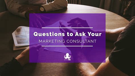 Questions To Ask Your Marketing Consultant Social Ink