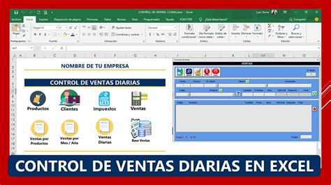 Control De Ventas Diarias En Excel Macros Ofimática Empresarial