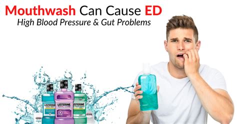 I began to notice a bit more hair loss than usual when i shampooed, but nothing significant. Mouthwash Can Cause ED, High Blood Pressure & Gut Problems ...