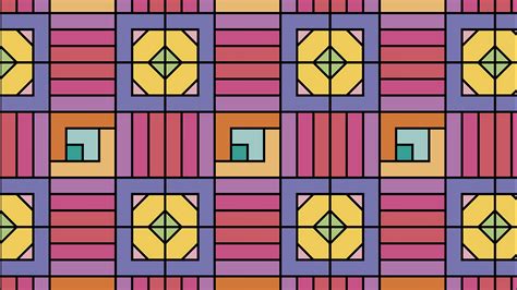 Download Wallpaper 1920x1080 Pattern Geometric Colorful