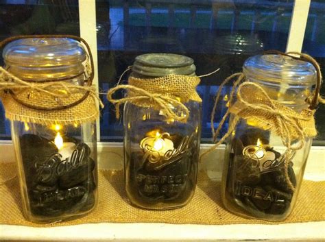 Vintage Mason Jars Made These Into Lanterns To Change Out With The
