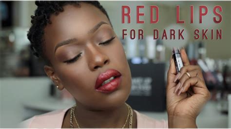 Red Lips Makeup For Dark Skin Lipstutorial Org