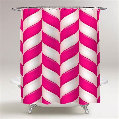 Abstract Candies Seamless Pattern Bathroom Shower Curtain